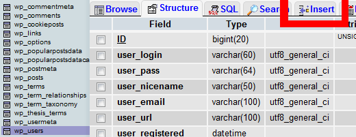 通过 MySQL 添加管理员用户