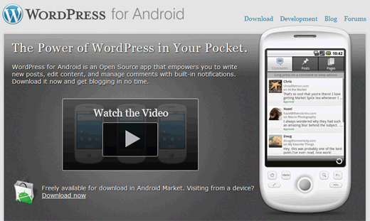 适用于 Android 的 WordPress