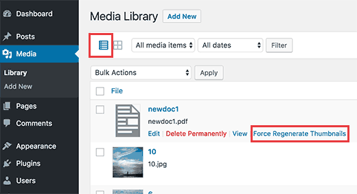 Generating thumbnail for a single PDF file in WordPress