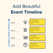 How to add beautiful event timeline in WordPress