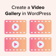 How to create a video gallery in WordPress (Step by step)