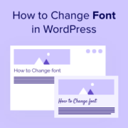 How to change font in WordPress