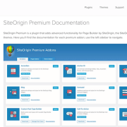 SiteOrigin's online knowledge base and documentation