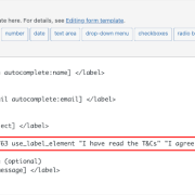 Checkboxes added to Contact Form 7 form