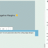 Negative margins support