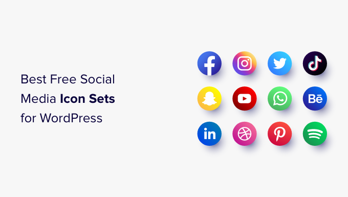 Mejores Conjuntos De Iconos De Medios Sociales Gratis Para Wordpress