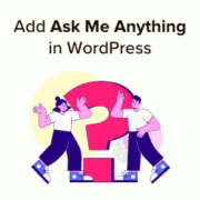 How to add ask me anything anonymously in WordPress