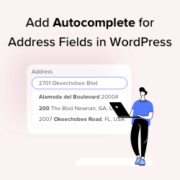 How to Add Autocomplete for Address Fields in WordPress