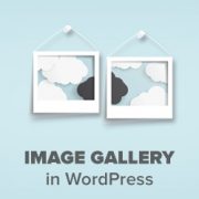 How to Create an Image Gallery in WordPress