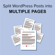 Split WordPress Posts into Multiple Pages