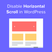 How to disable overflow in WordPress