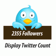 Twitter Count in WordPress