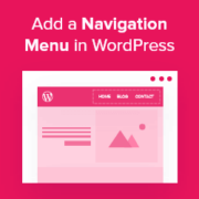 How to Add Navigation menu in WordPress