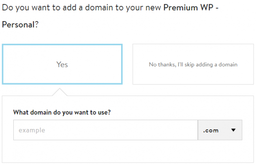 Register your domain name at Media Temple