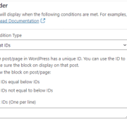 How to add dynamic content based on post ID