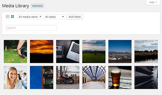 New Media Library in WordPress 4.0