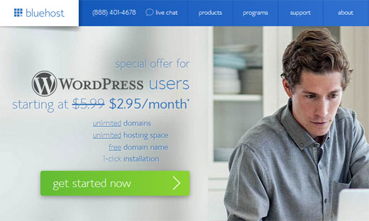 Bluehost 2.95 Special