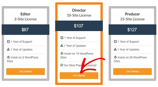 Plan and pricing