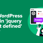 How to Fix WordPress Admin 'jquery is not defined' Error