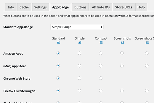 Choose a default badge style