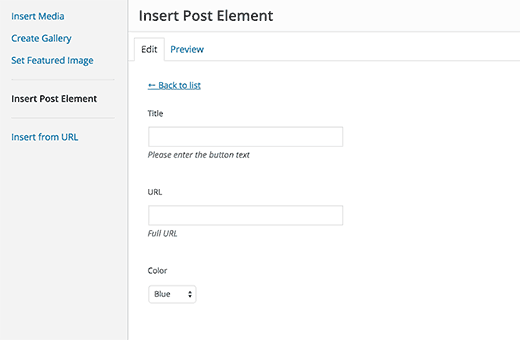 Shortcode UI with a select field