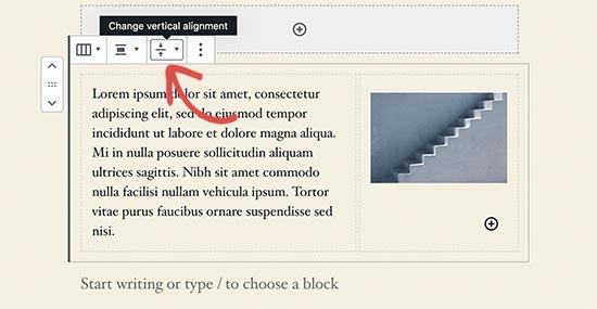 Vertical alignment