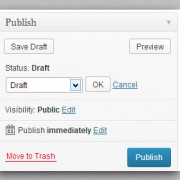 Setting a post status