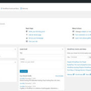 WordPress Dashboard