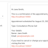 Sending email confirmations to your customers, students, or clients