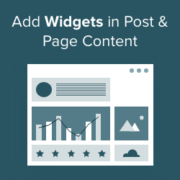 Add WordPress widgets in post and page content