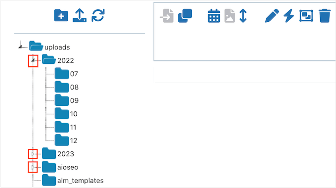 Como organizar arquivos do WordPress em pastas da biblioteca de mídia