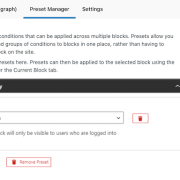 How to save your block settings as a reusable preset