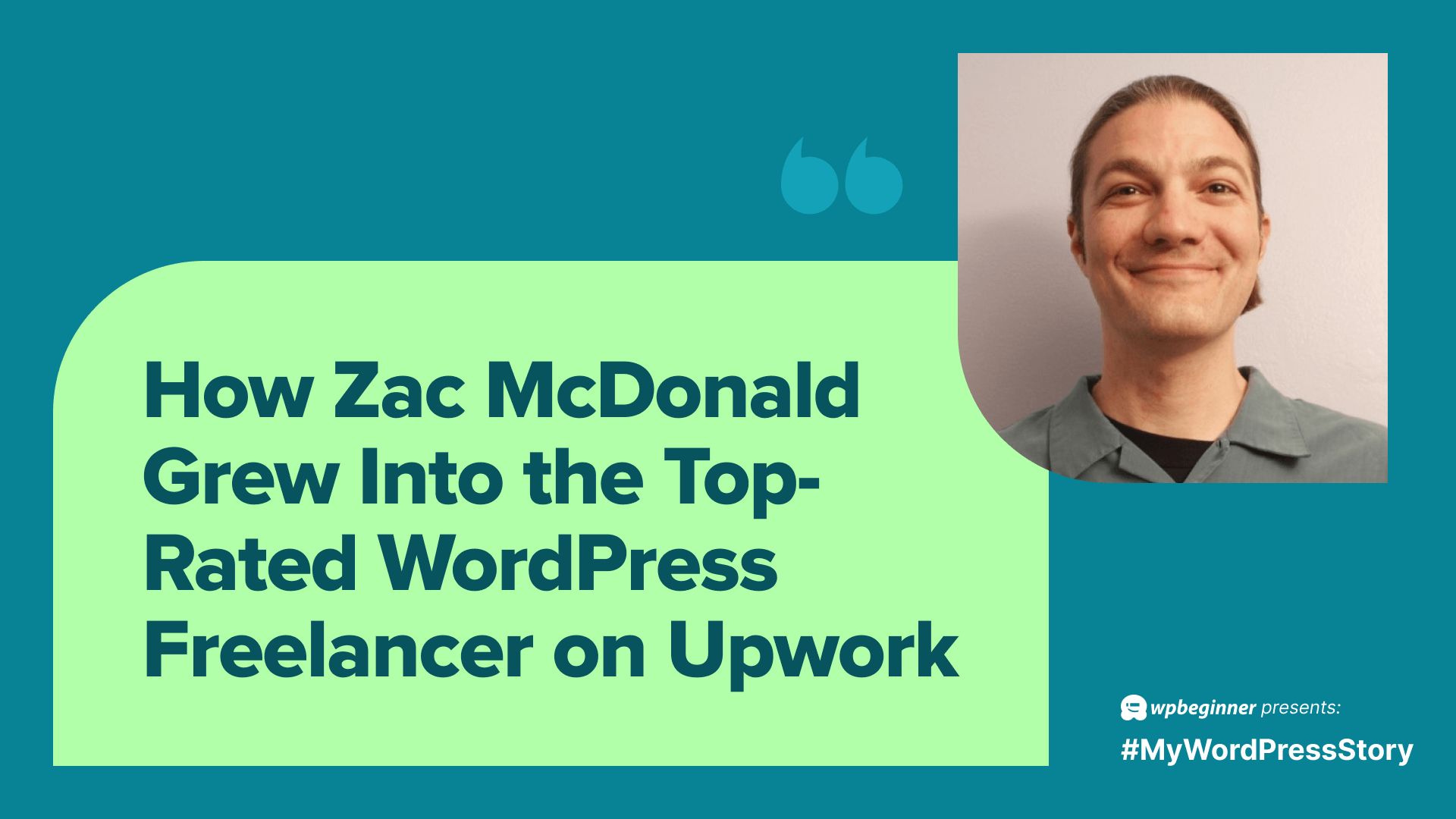 Interview with Zac McDonald