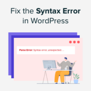 How to Fix the Syntax Error in WordPress