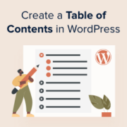 How to Create a Table of Contents in WordPress Posts and Pages