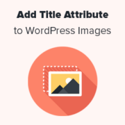 How to Easily Add Title Attribute to Images in WordPress