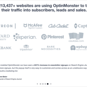 OptinMonster's landing page made with SeedProd