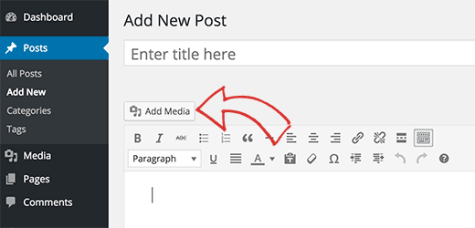 Adding an audio file in WordPress post using media uploader