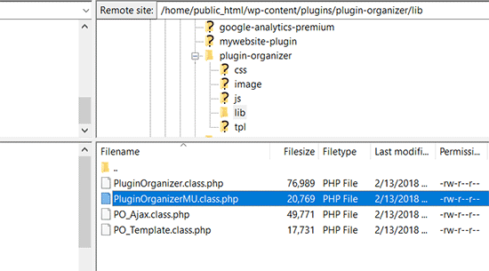 Copy MU plugin file