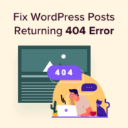 How to fix WordPress posts returning 404 error