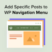 How to add specific posts to WordPress navigation menu