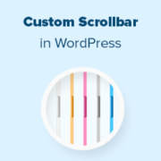 How to Add a Custom Scrollbar in WordPress