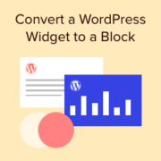 How to Convert a WordPress Widget to a Block