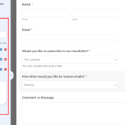 The configured second Dropdown field in the Field Options tab for setting up conditional logic