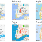 Adding a custom color scheme to a Google Map