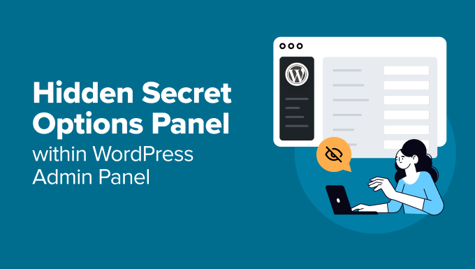 Hidden WordPress options panel revealed