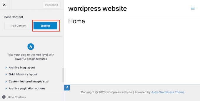 Adding post excerpts to your WordPress website