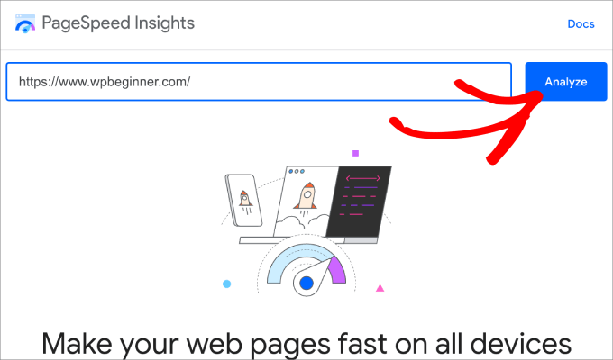 Google PageSpeed Insights Tool
