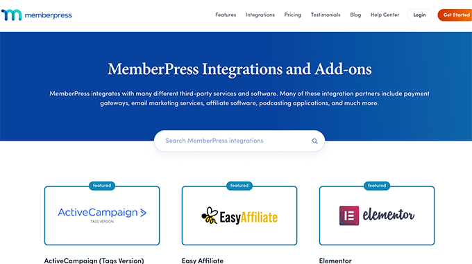 MemberPress addons custom post type