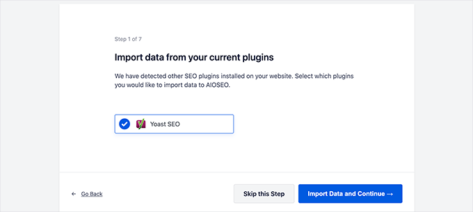 Import Yoast SEO data